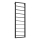 Eglo - Stenska wine rack 120x42 cm črna