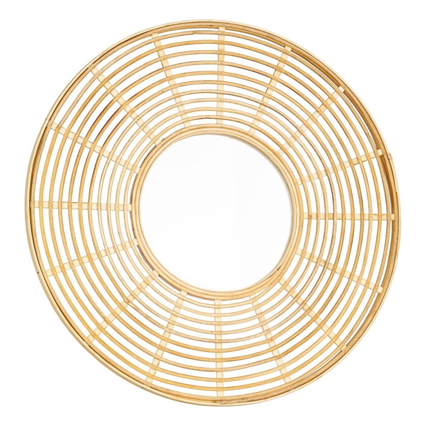 Eglo - Stensko ogledalo pr. 55 cm bambus
