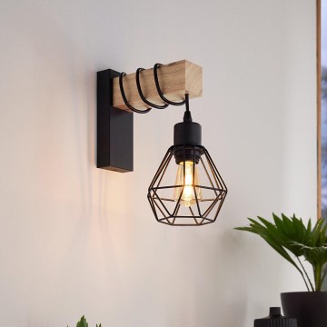 Eglo - Stensko svetilo TOWNSHEND 1xE27/60W/230V