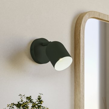 Eglo - Stensko točkovno svetilo 1xE14/40W/230V zeleno