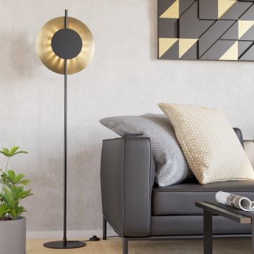 Eglo - stoječa LED svetilka 11W/230V zlata/črna