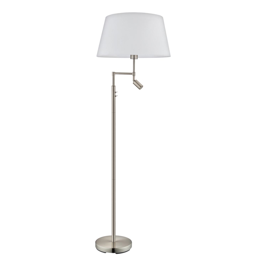 Eglo - Stoječa svetilka 1xE27/60W + 1xLED/2,1W