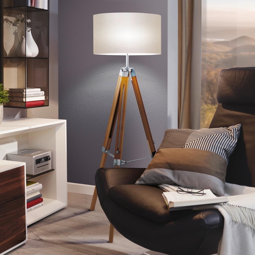 Eglo - Stoječa svetilka 1xE27/60W/230V