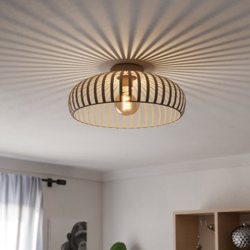 Eglo - Stropna svetilka 1xE27/40W/230V pr. 43 cm krem barva