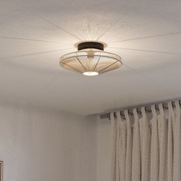 Eglo - Stropna svetilka 1xE27/40W/230V, premer 38 cm, kremna