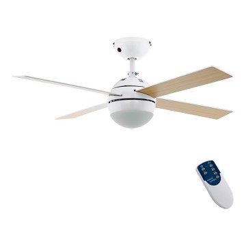 Eglo - Stropni ventilator 1xE27/60W/230V + Daljinski upravljalnik