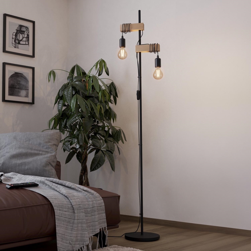 Eglo - Talna svetilka TOWNSHEND 2xE27/10W/230V - FSC certifikat