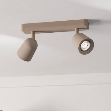 Eglo - Točkovna svetilka 2xGU10/10W/230V bež