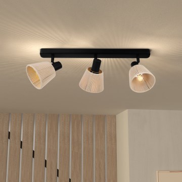 Eglo - Točkovna svetilka 3xE14/40W/230V bež/črna