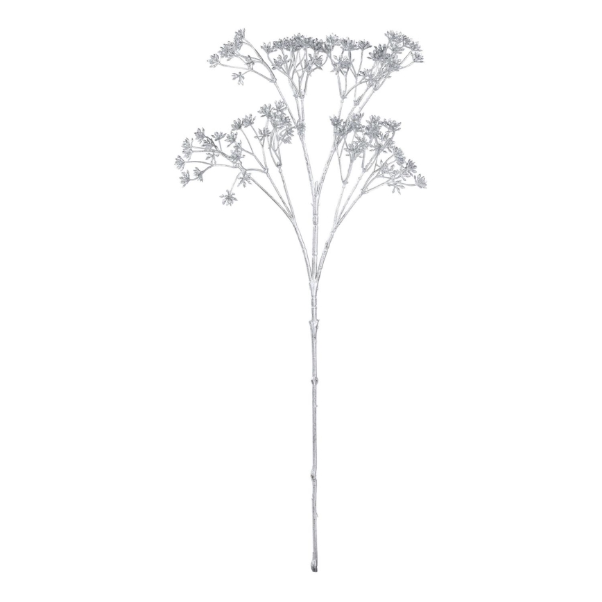 Eglo - Umetna roža 53 cm srebrna