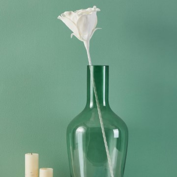 Eglo - Umetna roža 65 cm bela