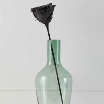 Eglo - Umetna roža 65 cm črna