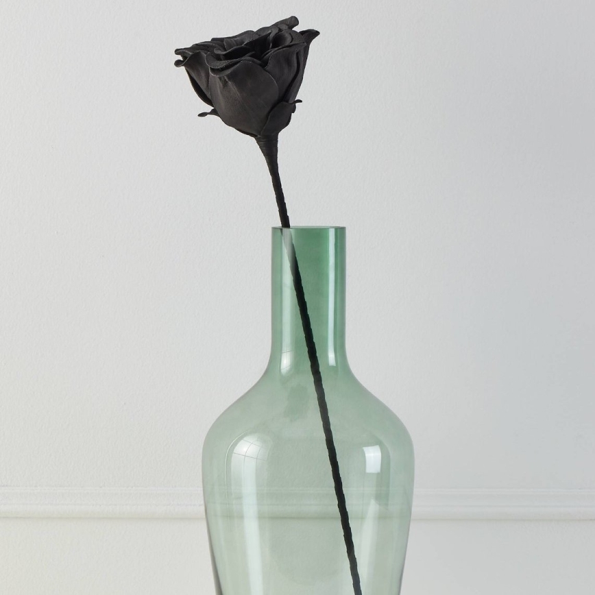 Eglo - Umetna roža 65 cm črna
