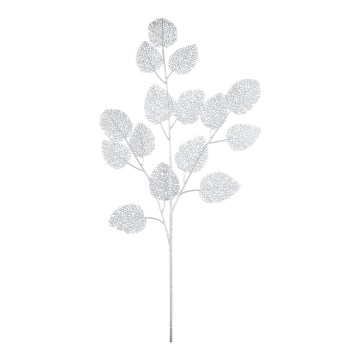 Eglo - Umetna roža 87,5 cm srebrna