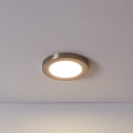 Eglo - vgradna stropna LED svetilka LED/5,5W/230V 4000K mat krom, premer 11,7 cm