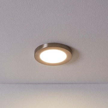 Eglo - vgradna stropna LED svetilka LED/5,5W/230V 4000K mat krom, premer 11,7 cm