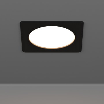 Eglo - vgradno stropno LED svetilo LED/6,3W/230V 2700/4000/6500K 11,9x11,9 cm črna