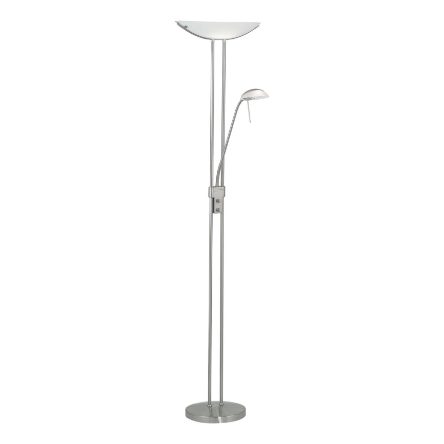 EGLO - Zatemnitvena talna svetilka BAYA 1xR7s/230W+1xG9/33W mat krom