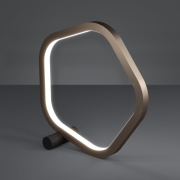 Eglo - Zatemnjiva LED namizna svetilka LED/7W/230V 2200-6500K medeninasta