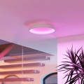 Eglo - Zatemnjivo LED RGBW stropno svetilo LED/19,6W/230V 2700-6500K premer 35 cm bela