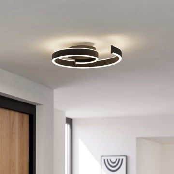 Eglo - zatemnljivo LED stropno svetilo LED/37W/230V 3000-6500K črna