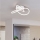 Eglo - zatemnljivo stropno svetilo LED/40W/230V 2200-6500K premer 83 cm belo + daljinski upravljalnik