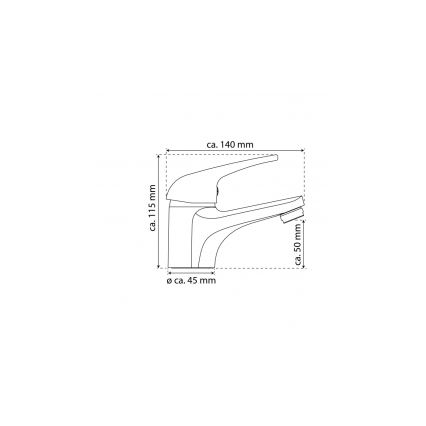 Eisl NI075CR - Baterija za umivalnik GRANDE VITA CLASSIC, sijajni krom