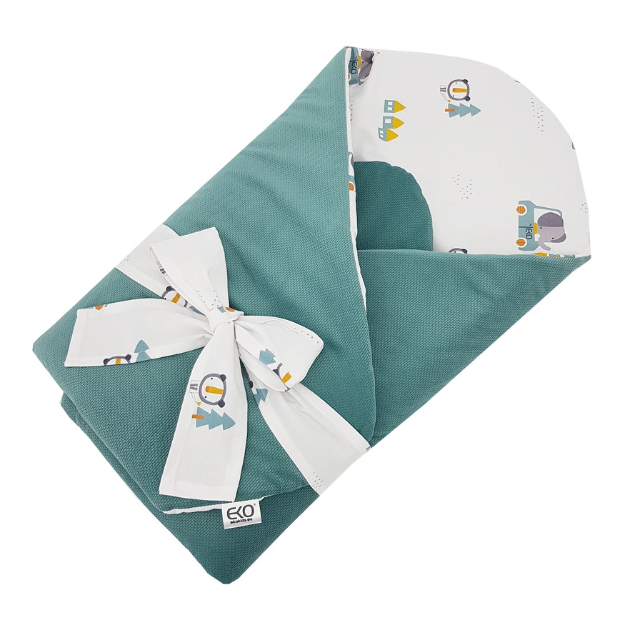 EKO - Bombažno pregrinjalo CARS 75x75 cm