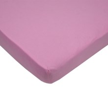 EKO - Nepremočljiva rjuha z elastiko JERSEY 120x60 cm roza