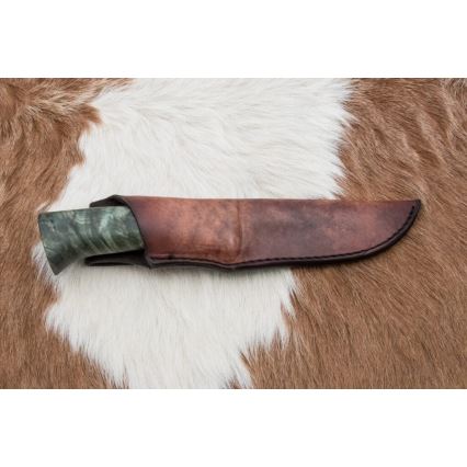 Ekskluziven nož iz damaščanskega jekla 11,6 cm javor/ebenovina