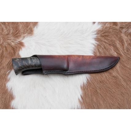 Ekskluziven nož iz damaščanskega jekla 12,7 cm javor/ahat