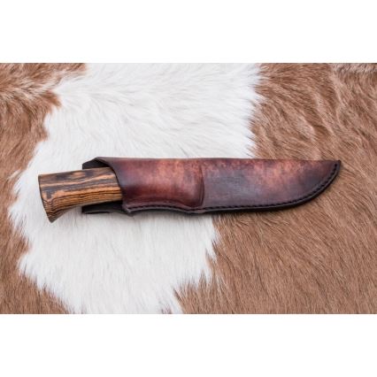 Ekskluziven nož iz damaščanskega jekla 12 cm bocote/ebenovina