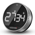 ELDONEX ECL-1210-SL - Minutnik QuickCount 3xAAA srebrna/črna