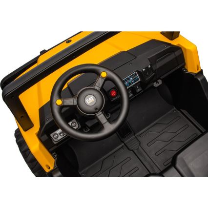 Električni avto CAT 60W/7500 mAh rumena/črna + Daljinski upravljalnik