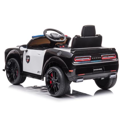 Električni avto Dodge Challenger Police avto 50W/4500 mAh  črna/bela