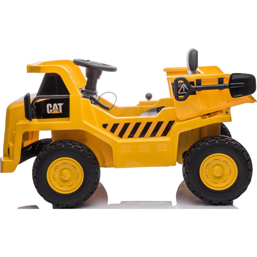 Električni avto Loader CAT 60W/4500 mAh rumena/črna