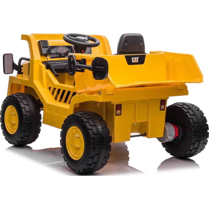 Električni avto Loader CAT 60W/4500 mAh rumena/črna