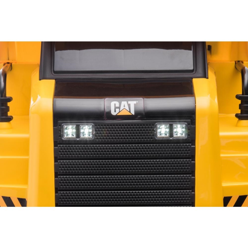 Električni avto Loader CAT 60W/4500 mAh rumena/črna