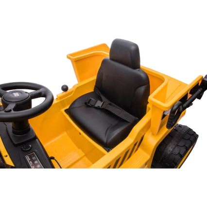 Električni avto Loader CAT 60W/4500 mAh rumena/črna