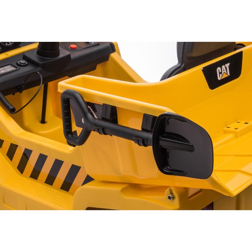 Električni avto Loader CAT 60W/4500 mAh rumena/črna