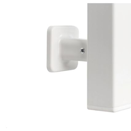 Električni nosilec za brisače s termostatom SILOUETTE 187W/230V 120,6 cm IP44 bela desno kvadraten