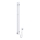Električni nosilec za brisače s termostatom SILOUETTE 187W/230V 120,6 cm IP44 bela desno kvadraten