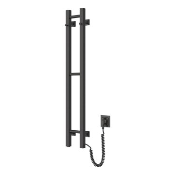 Električni nosilec za brisače SILOUETTE 187W/230V 101,1 cm IP44 črna desno kvadraten