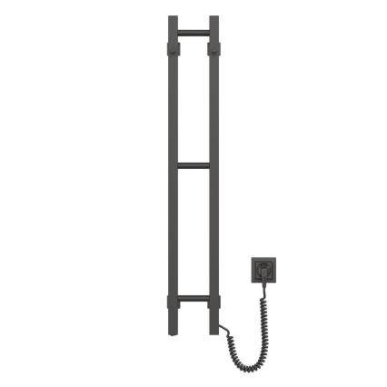 Električni nosilec za brisače SILOUETTE 187W/230V 101,1 cm IP44 črna desno kvadraten