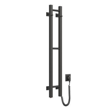 Električni nosilec za brisače SILOUETTE 187W/230V 101,1 cm IP44 črna desno kvadraten