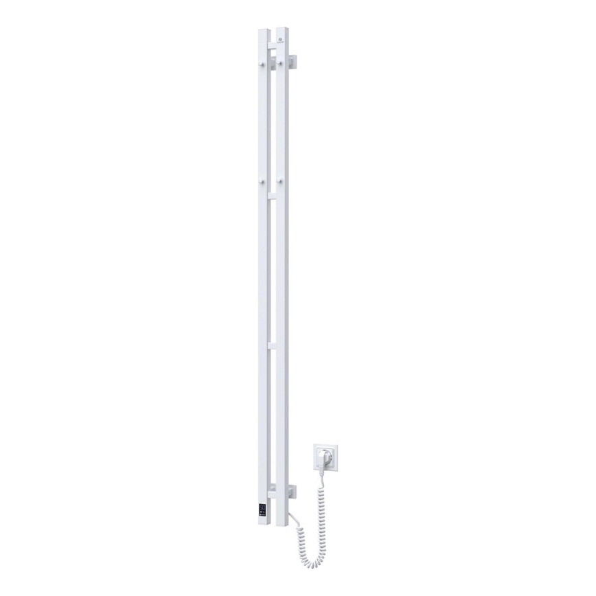 Električni radiator za brisače SILOUETTE s termostatom, 200 W/230 V, 150,6 cm, IP44, bela, desna