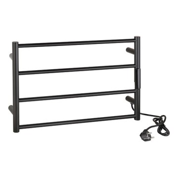 Električni sušilnik za brisače 56x37 63W nerjaveče jeklo/črna