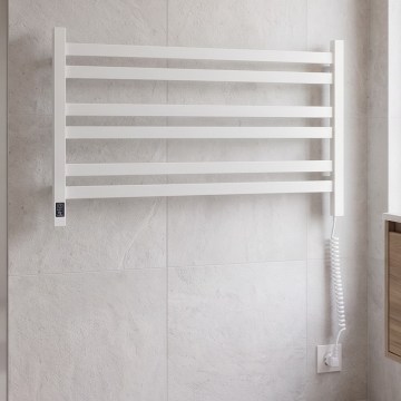 Električni sušilnik za brisače s termostatom AVANGARD 181W 50x90 cm bela desna