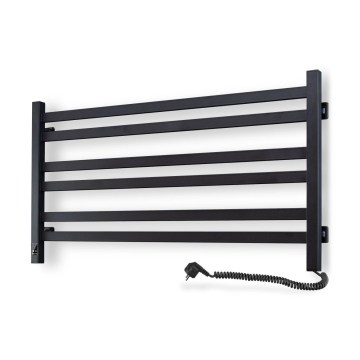 Električni sušilnik za brisače s termostatom AVANGARD 181W 50x90 cm, črn, desni