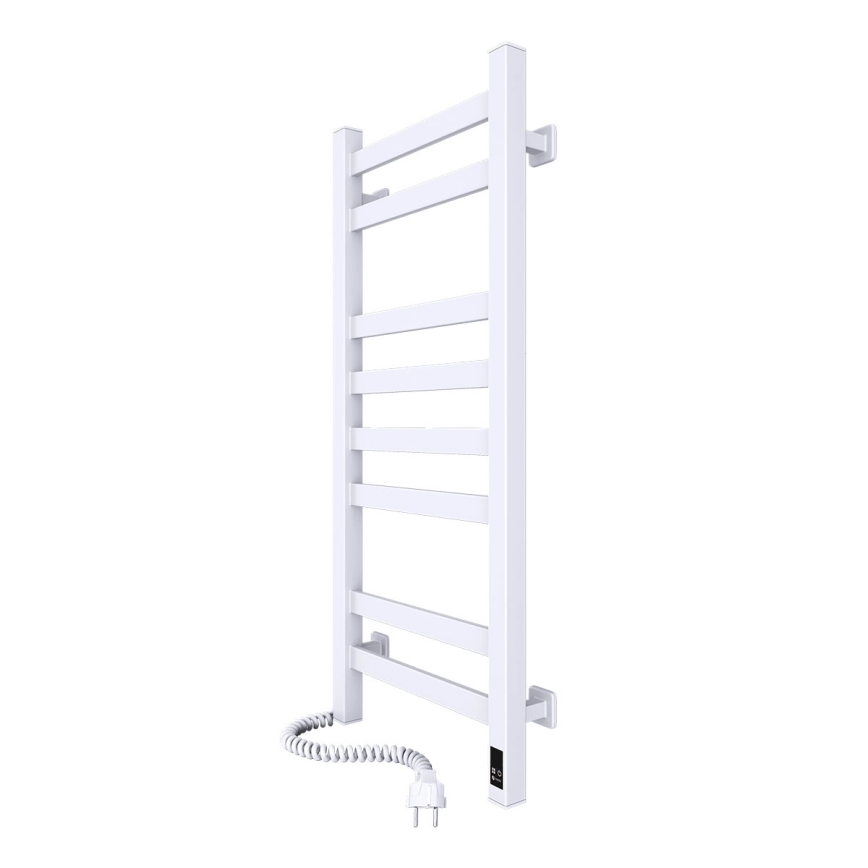 Električni sušilnik za brisače z termostatom AVANGARD 105W 80x36 cm bel levo